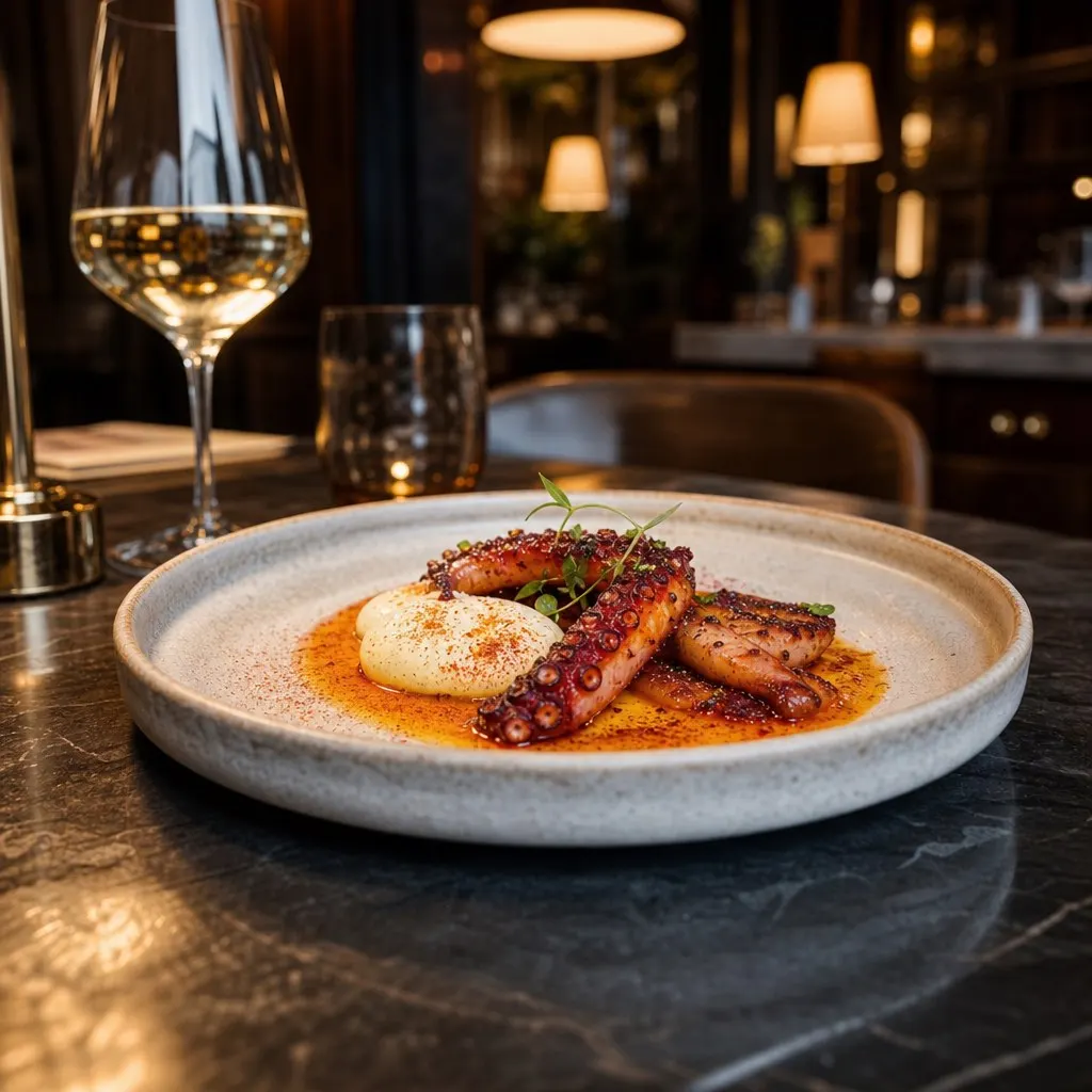 Pulpo a la brasa